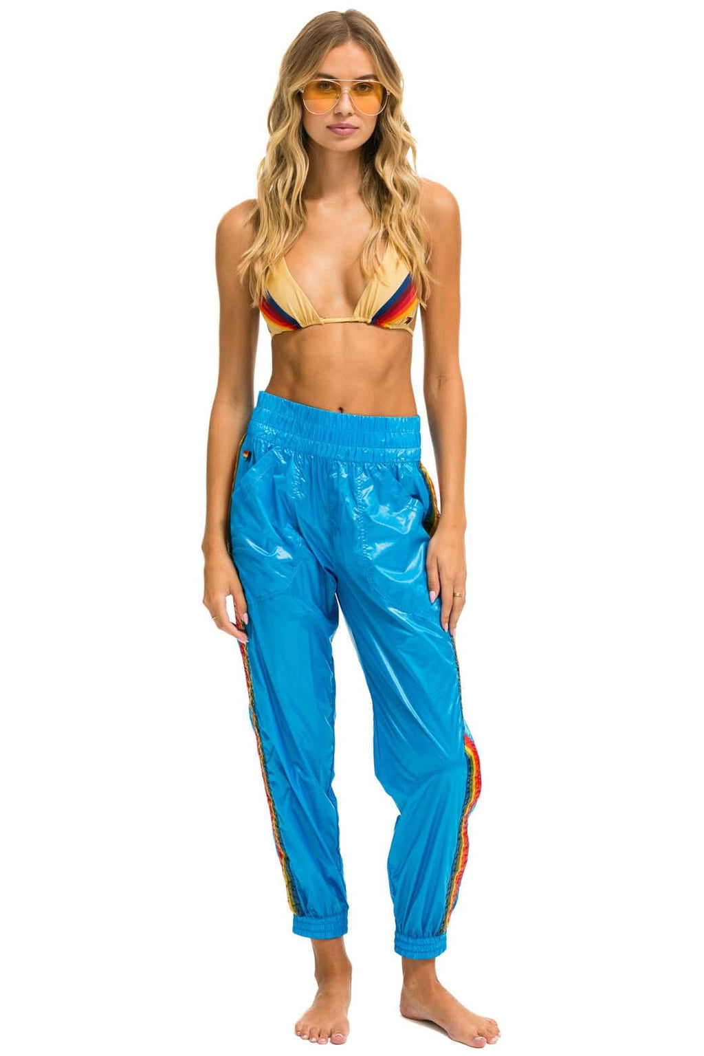 Classic 5 STRIPE HI RISE WIND PANT - DRESDEN