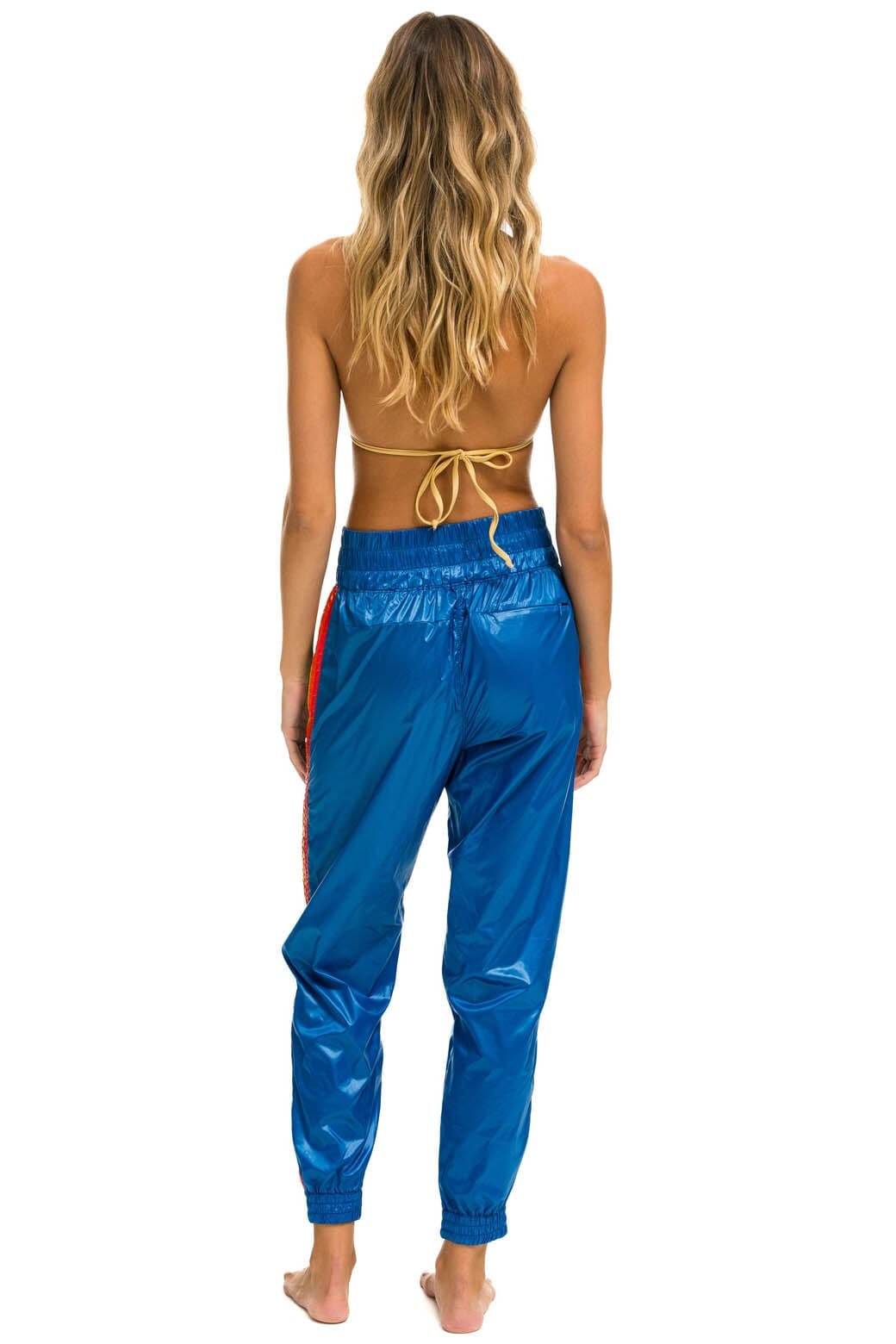Classic 5 STRIPE HI RISE WIND PANT - SNORKEL BLUE