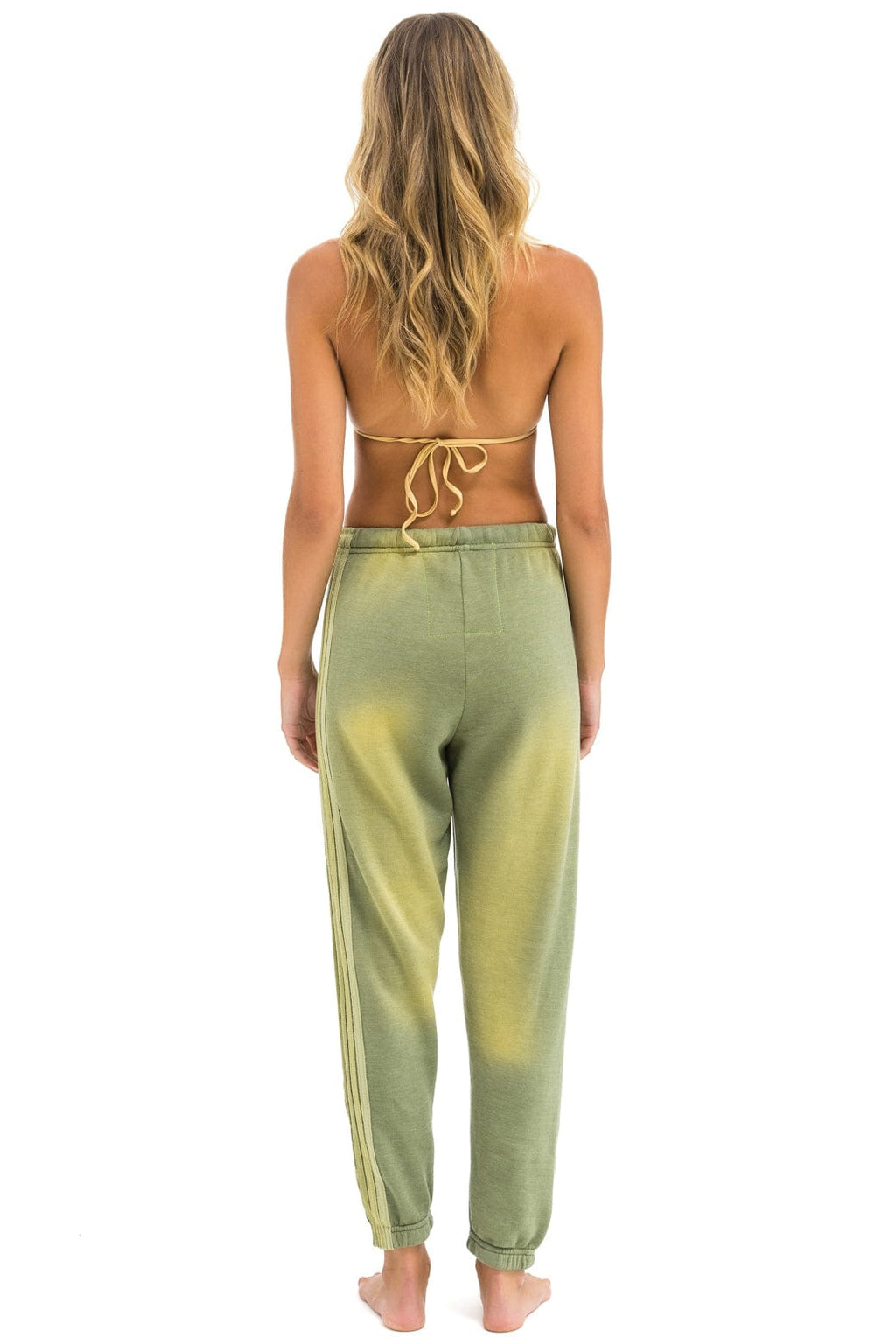 Classic 5 STRIPE SWEATPANTS - FADED ARMY