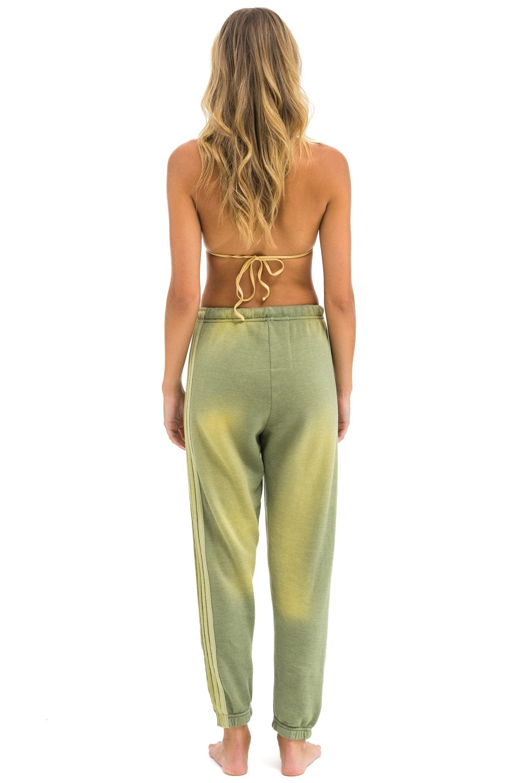Classic 5 STRIPE SWEATPANTS - FADED ARMY
