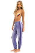 Classic 5 STRIPE SWEATPANTS - FADED GRAPE