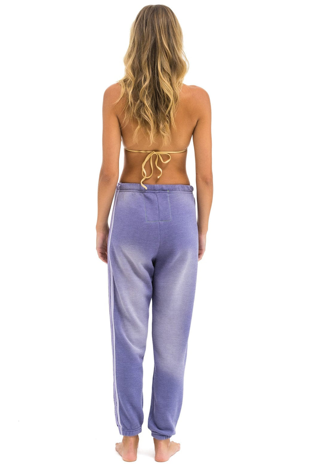 Classic 5 STRIPE SWEATPANTS - FADED GRAPE
