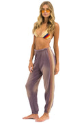 Classic 5 STRIPE SWEATPANTS - FADED MOCHA