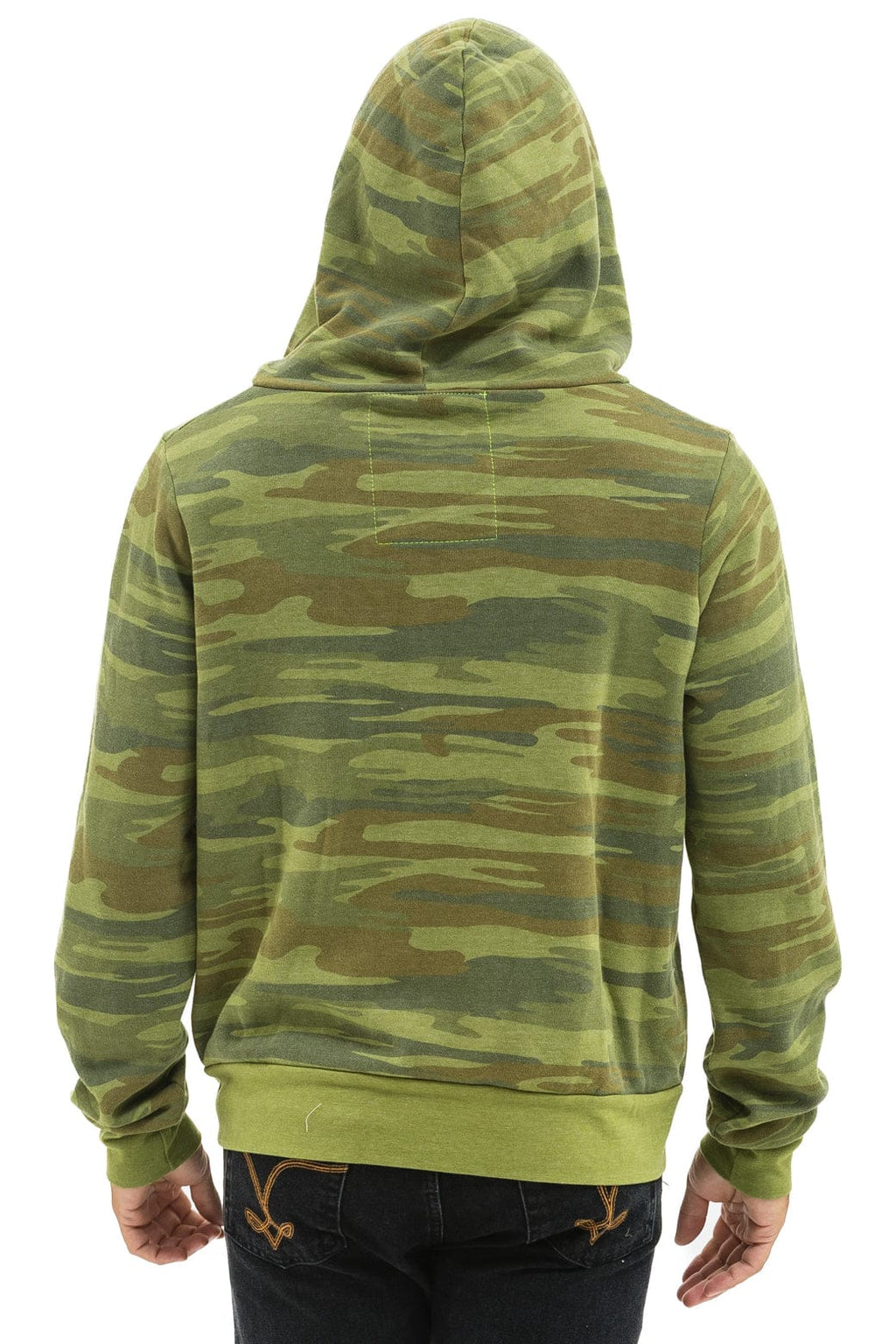 Classic HEART 2 HOODIE - CAMO NEON PINK