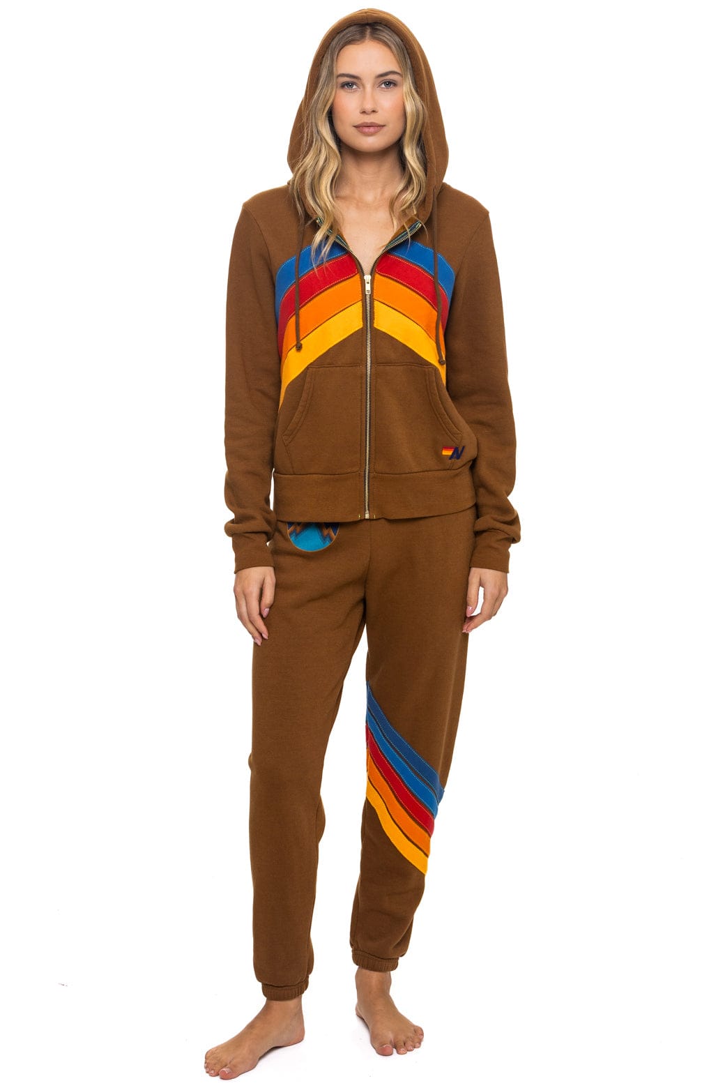 Classic ALL SEASONS CIRCLE CHEVRON SWEATPANTS - CINNAMON