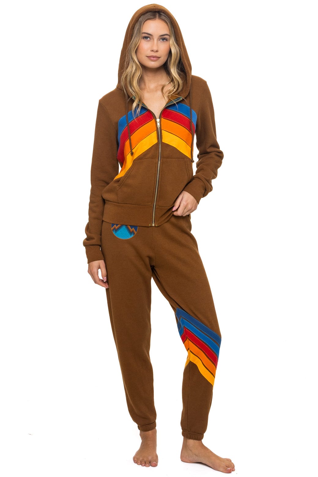 Classic ALL SEASONS CIRCLE CHEVRON SWEATPANTS - CINNAMON