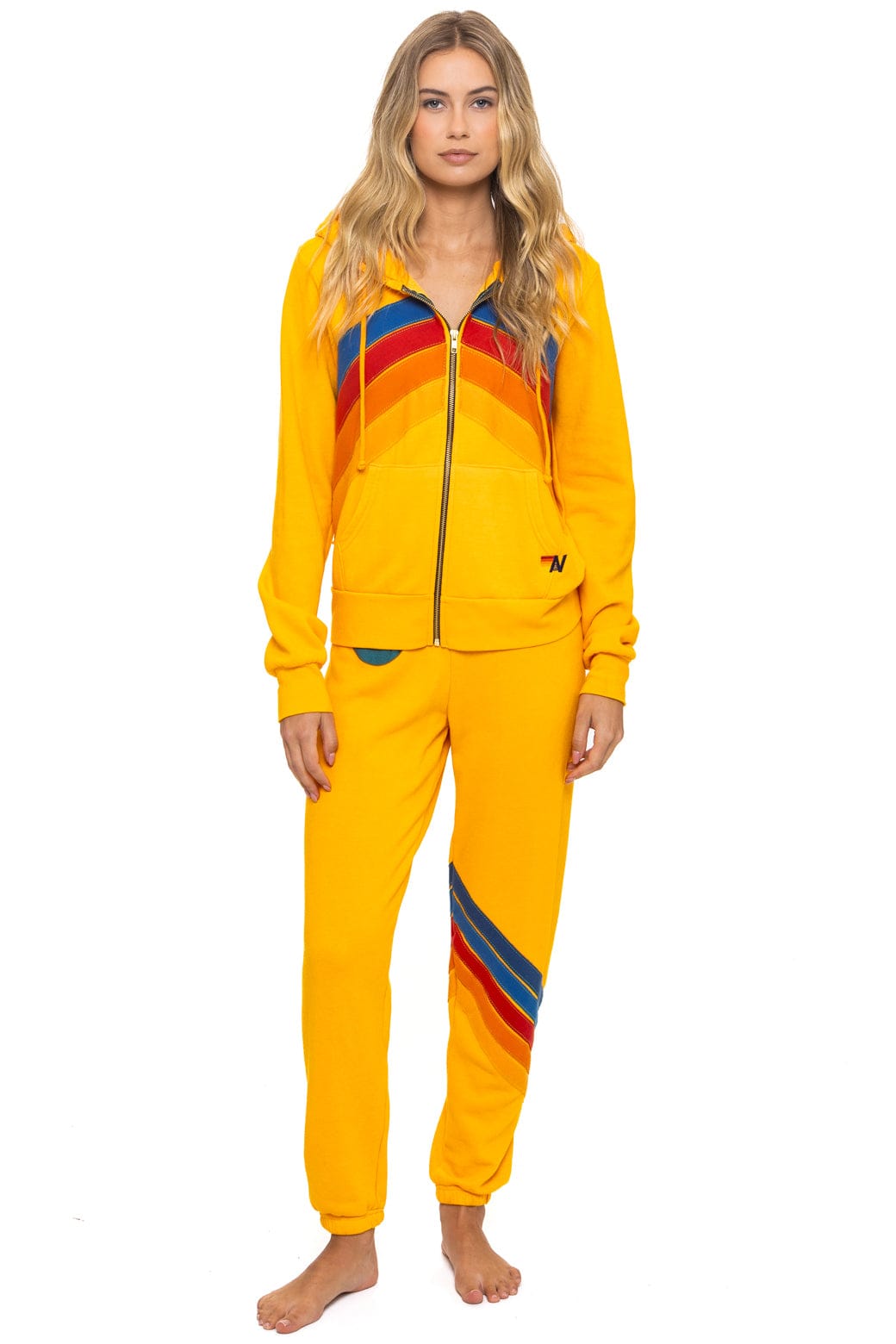 Classic ALL SEASONS CIRCLE CHEVRON SWEATPANTS - GOLD