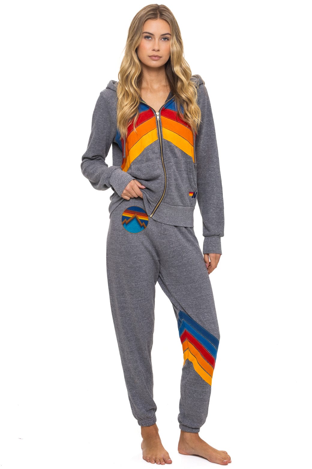 Classic ALL SEASONS CIRCLE CHEVRON SWEATPANTS - HEATHER