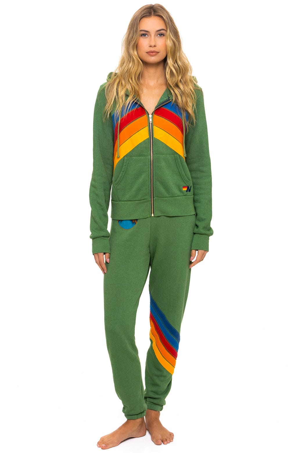 Classic ALL SEASONS CIRCLE CHEVRON SWEATPANTS - PALM