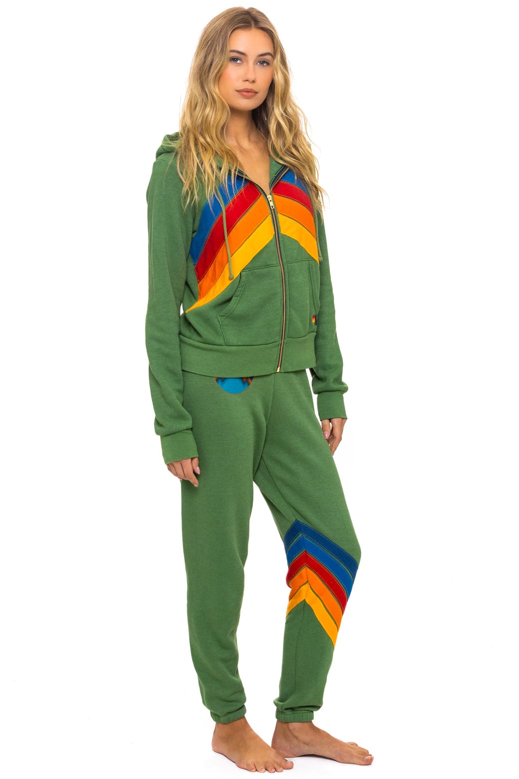Classic ALL SEASONS CIRCLE CHEVRON SWEATPANTS - PALM