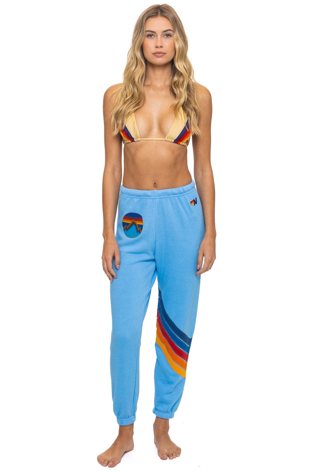 Classic ALL SEASONS CIRCLE CHEVRON SWEATPANTS - SKY