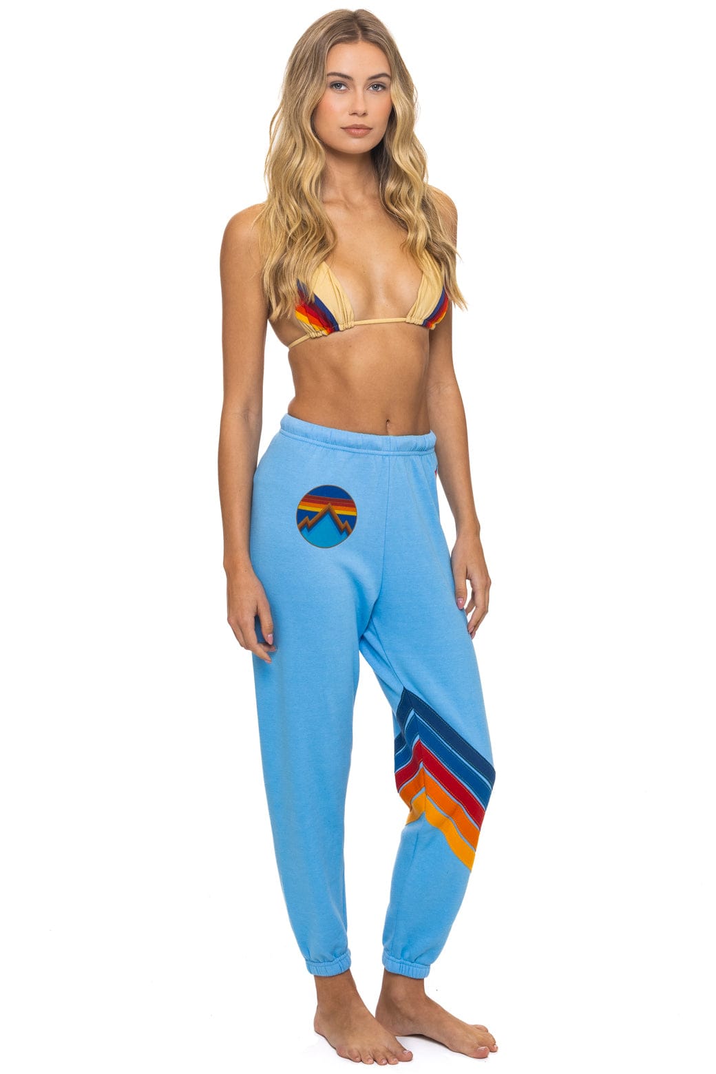 Classic ALL SEASONS CIRCLE CHEVRON SWEATPANTS - SKY