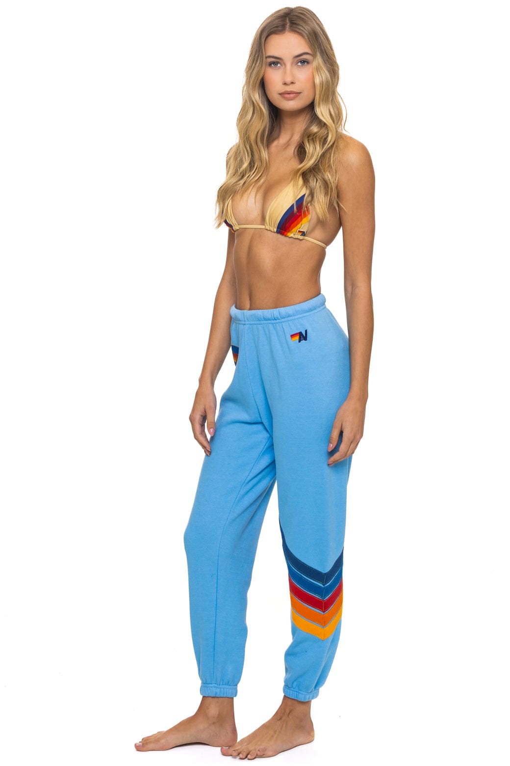 Classic ALL SEASONS CIRCLE CHEVRON SWEATPANTS - SKY