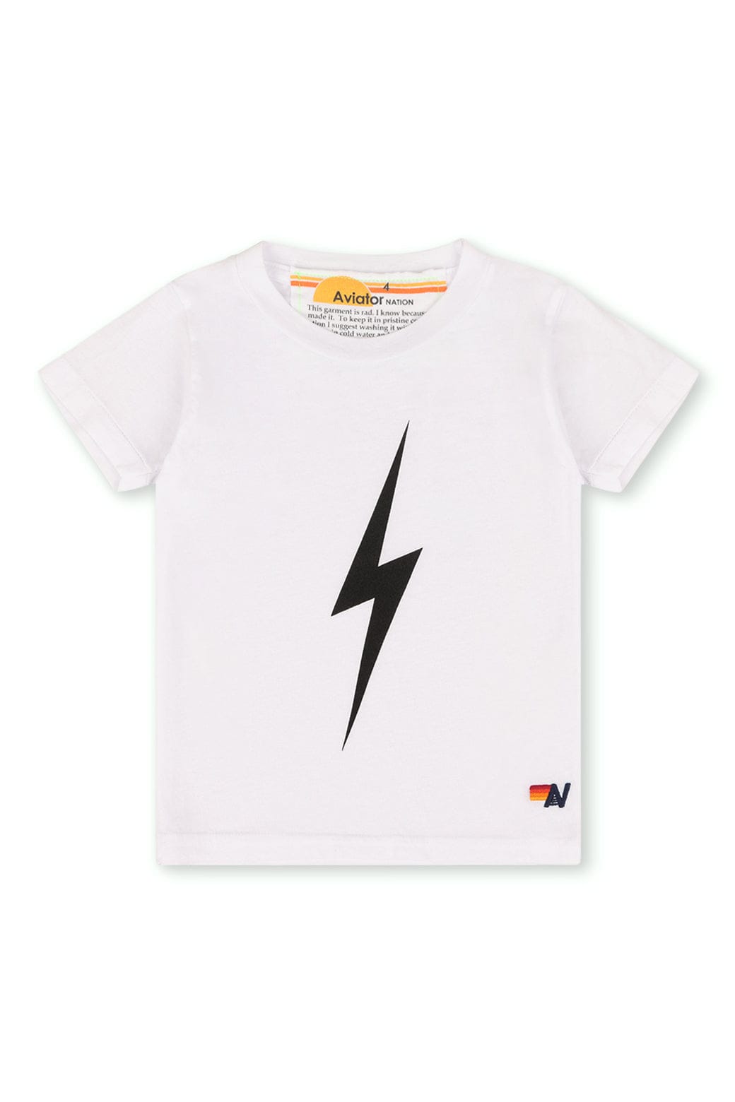 Retro KIDS BOLT TEE - WHITE