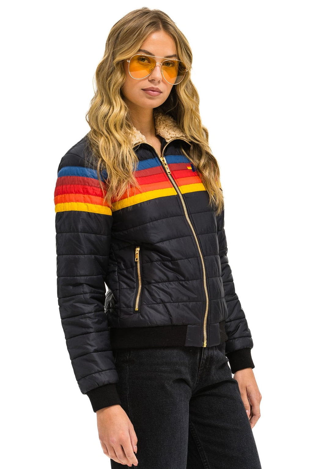 Classic 5 STRIPE JACKET - BLACK