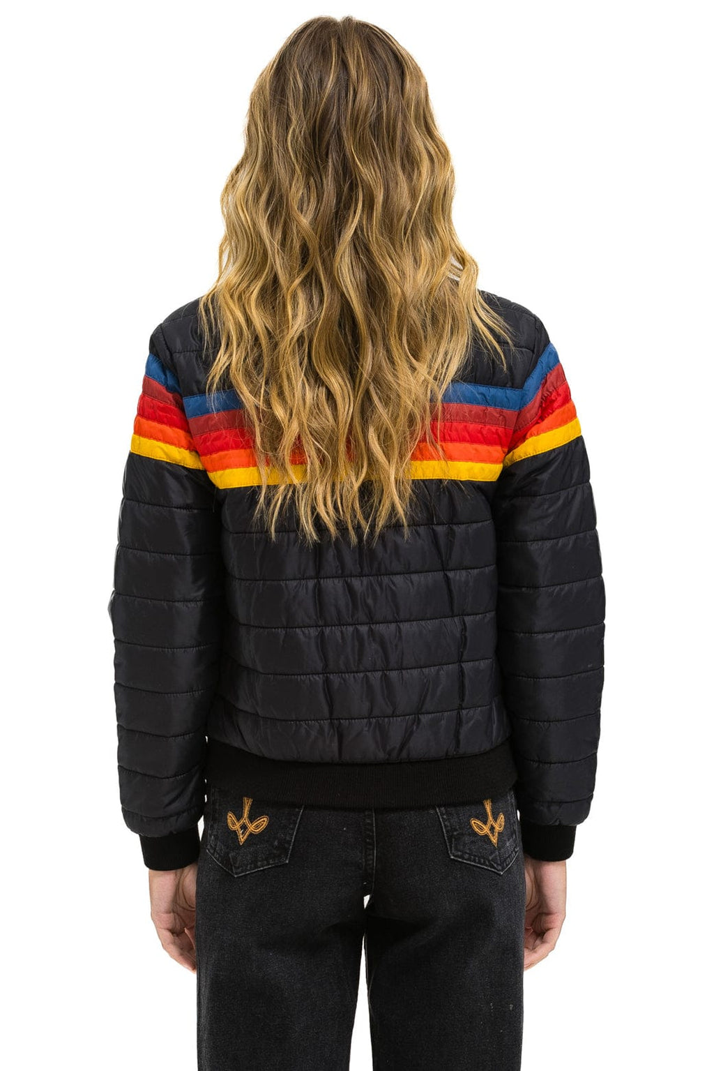 Classic 5 STRIPE JACKET - BLACK