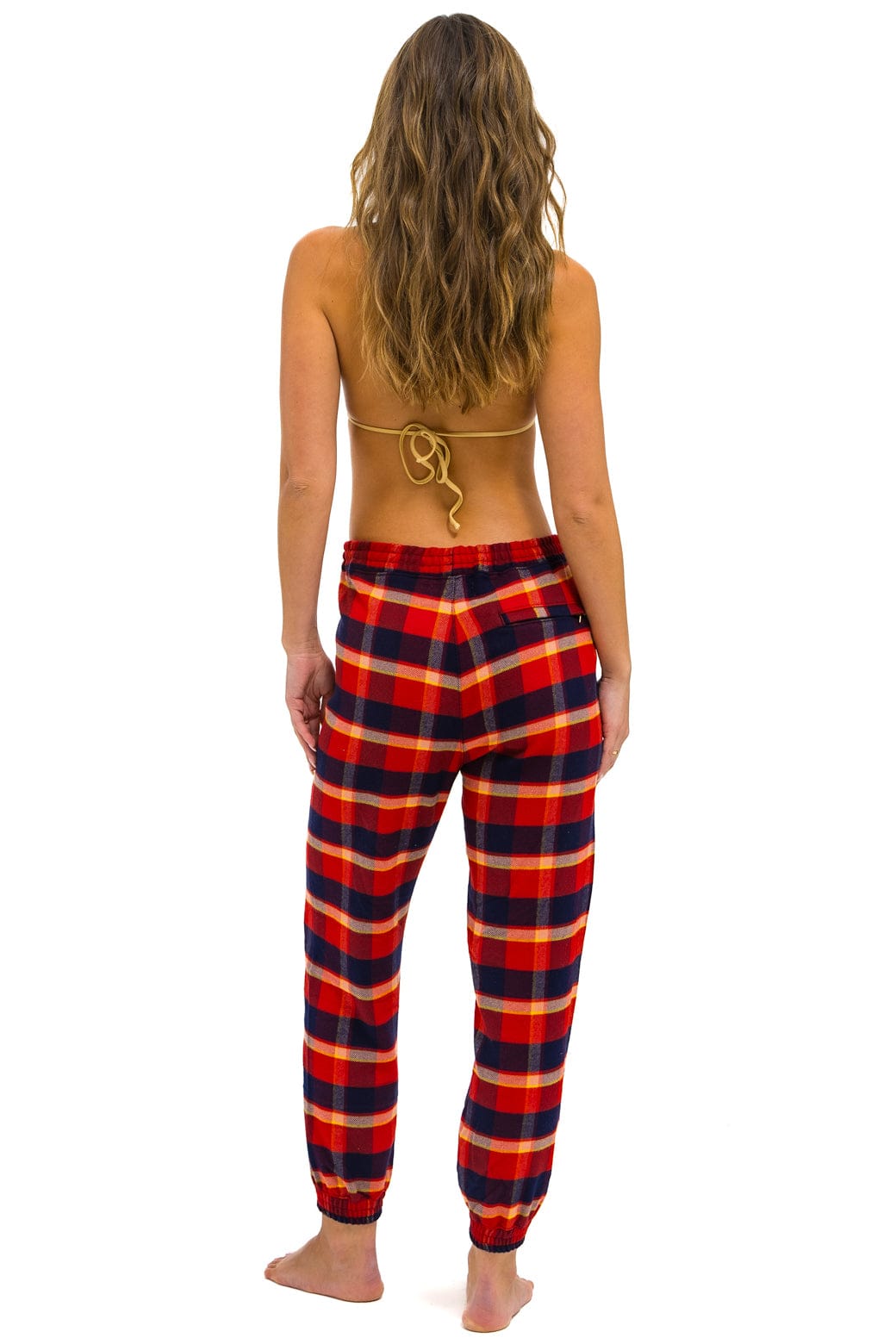 Retro UNISEX PLAID LODGE PANT - RUGBY PLAID