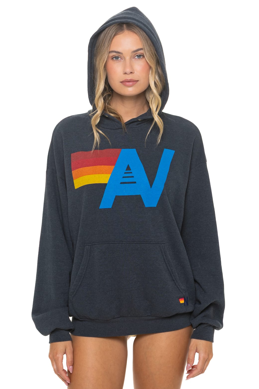 Classic LOGO PULLOVER RELAXED HOODIE - CHARCOAL