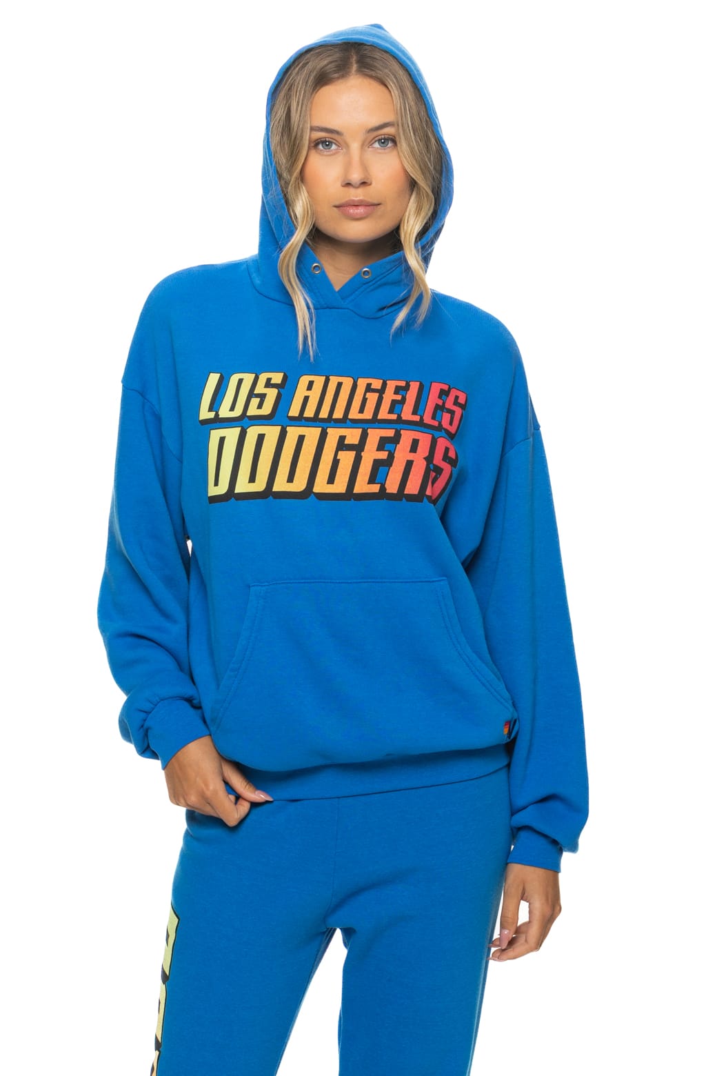 Classic LOS ANGELES DODGERS 2026 RELAXED PULLOVER HOODIE - OCEAN