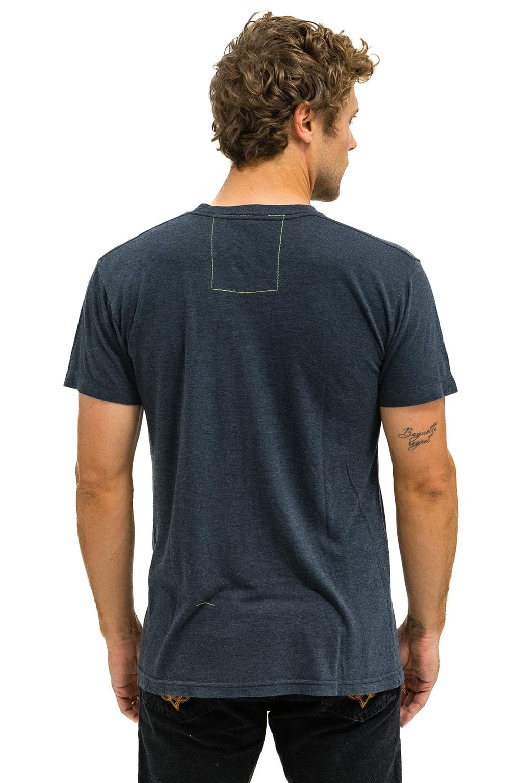 Retro SIGNATURE VENICE TEE - CHARCOAL