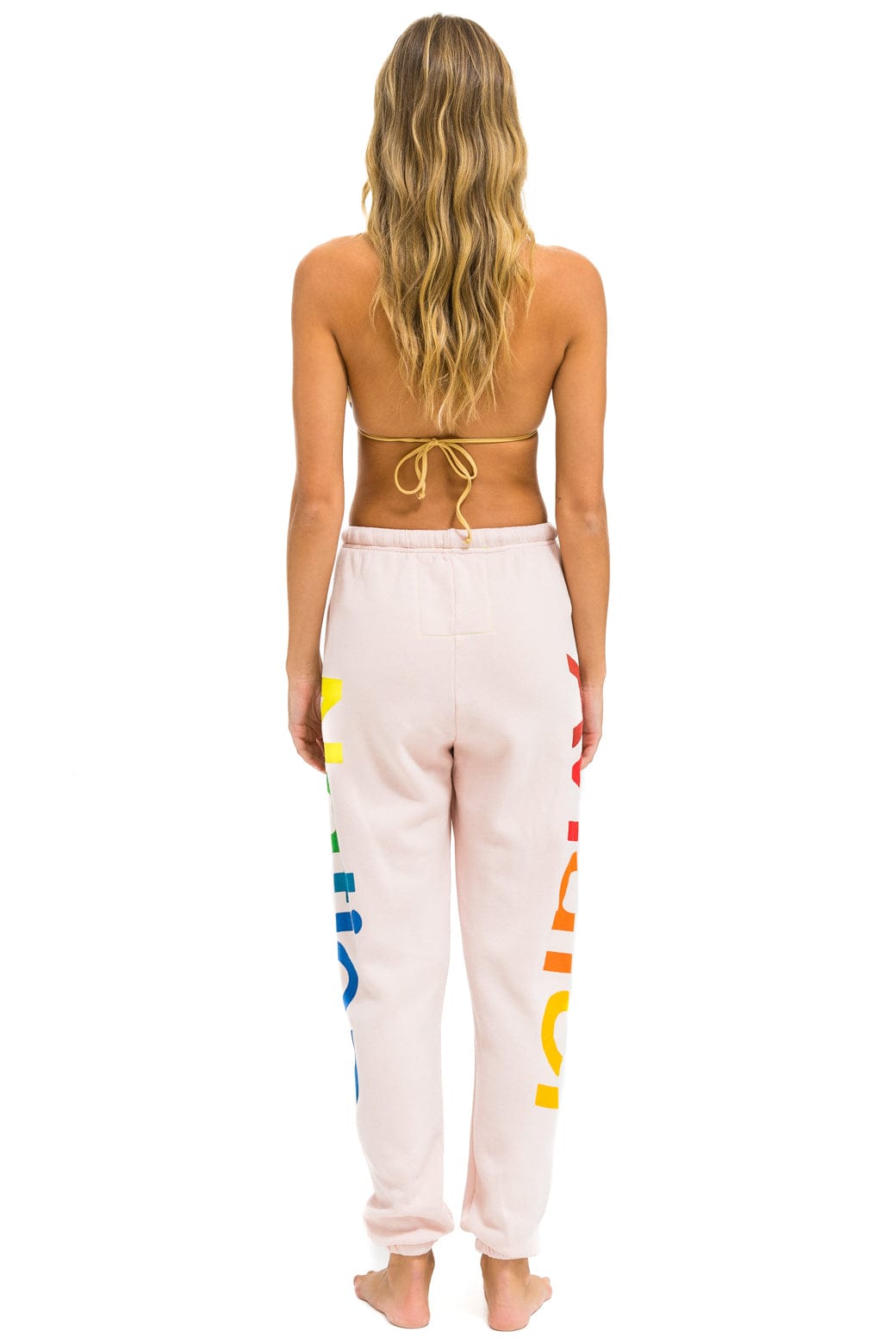 Classic AVIATOR NATION 2 SWEATPANTS - LIGHT PINK
