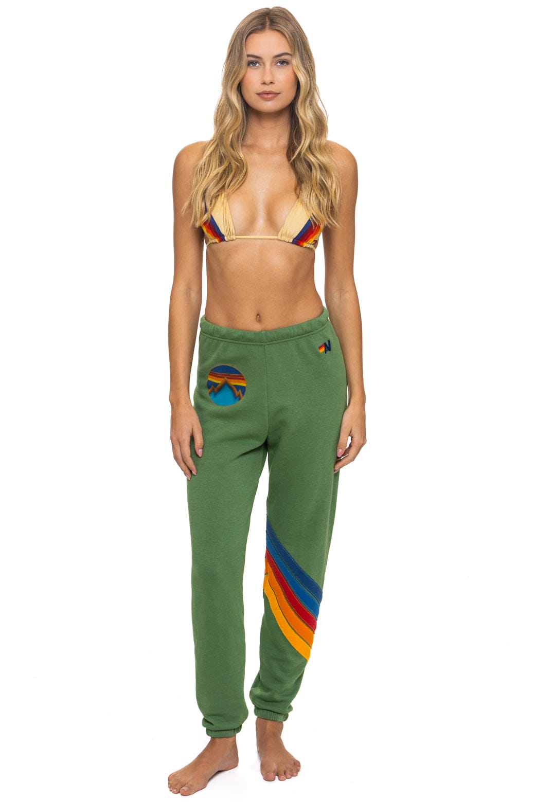 Classic ALL SEASONS CIRCLE CHEVRON SWEATPANTS - PALM