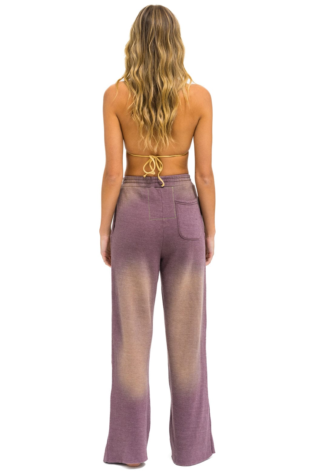Classic AN 3D WIDE LEG POCKET SWEATPANTS - FADED MOCHA