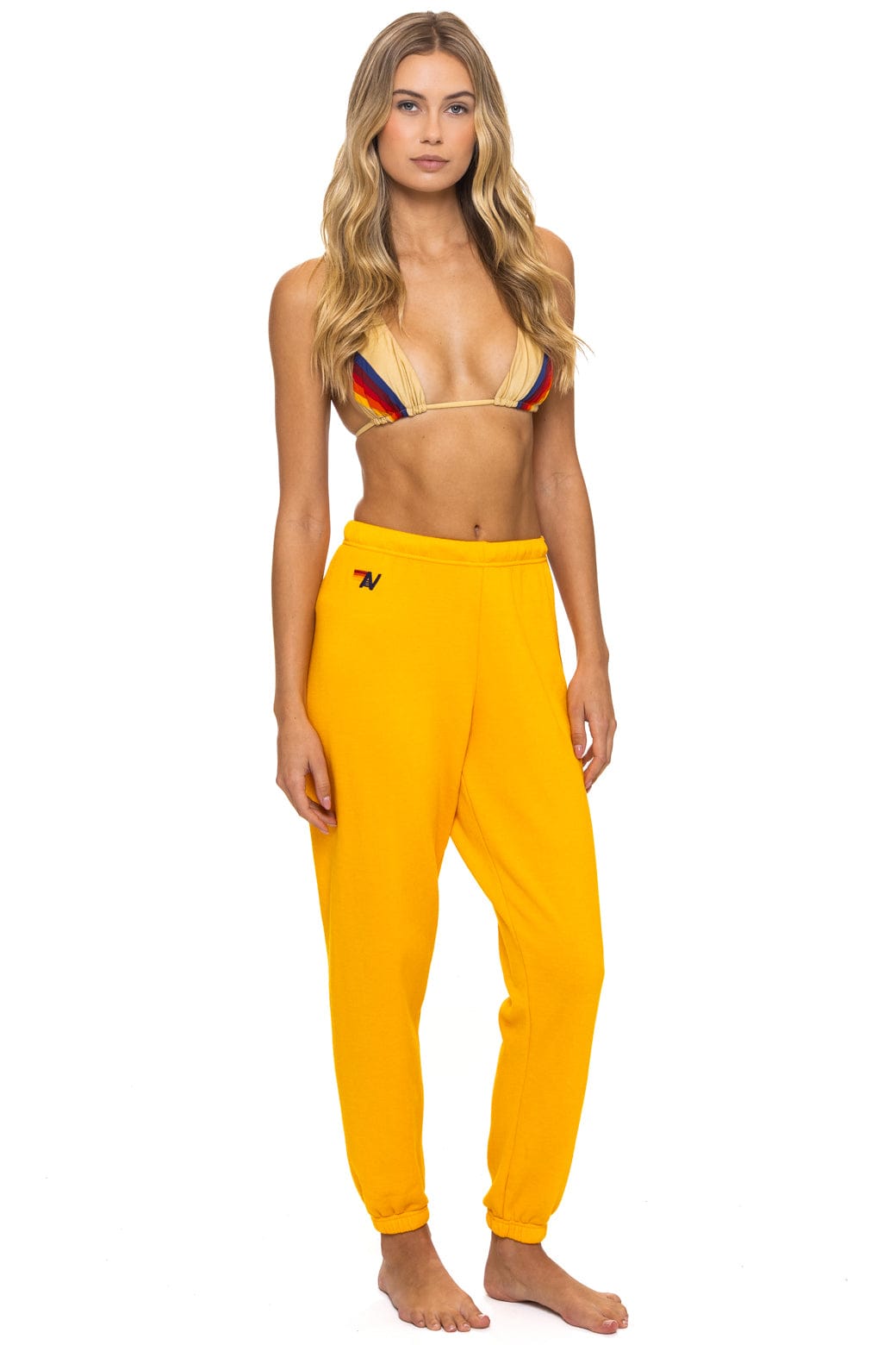 Classic 5 STRIPE SWEATPANTS - GOLD