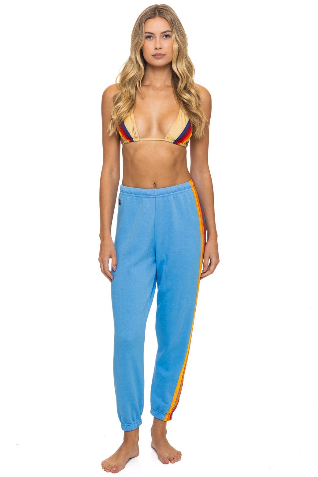 Classic 5 STRIPE SWEATPANTS - RETRO OCEAN