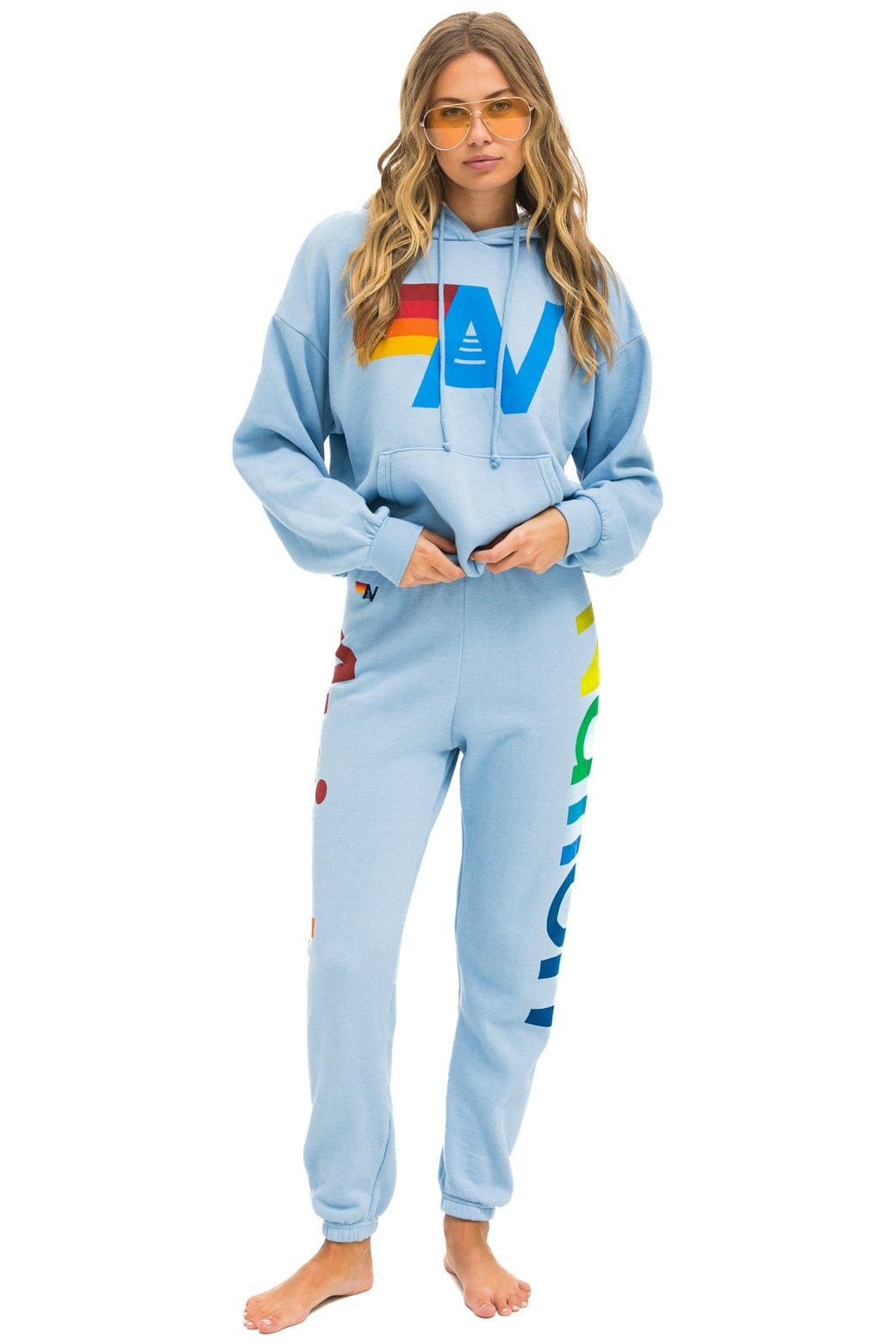 Classic AVIATOR NATION 2 SWEATPANTS - ICE