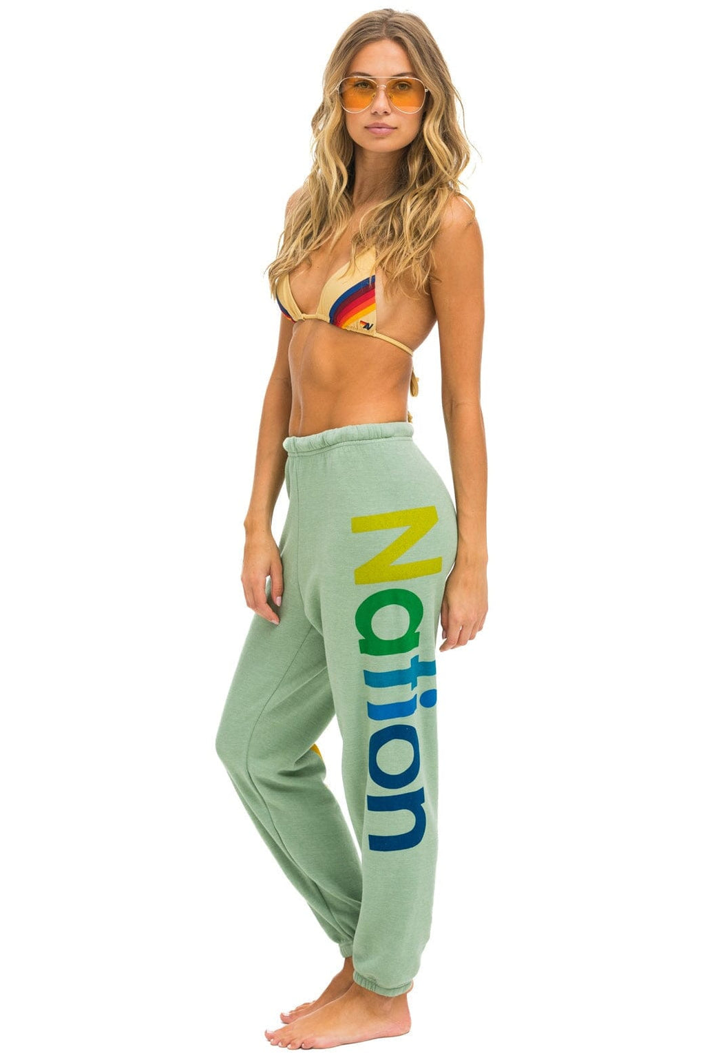 Classic AVIATOR NATION 2 SWEATPANTS - SAGE
