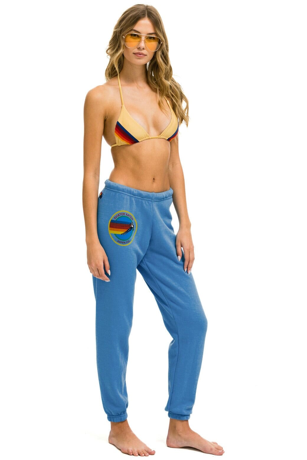 Classic AVIATOR NATION ASPEN SWEATPANTS - COBALT