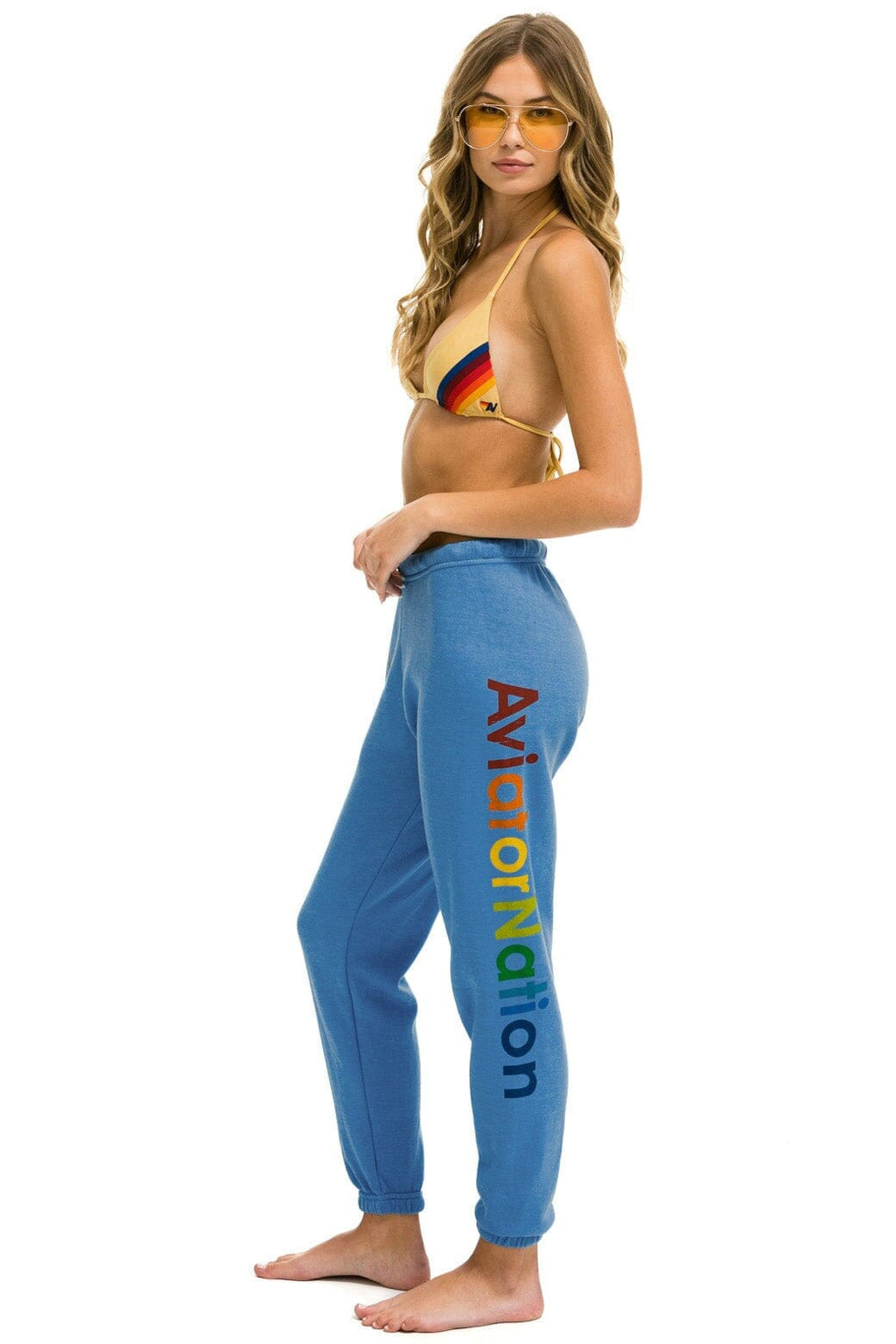Classic AVIATOR NATION ASPEN SWEATPANTS - COBALT