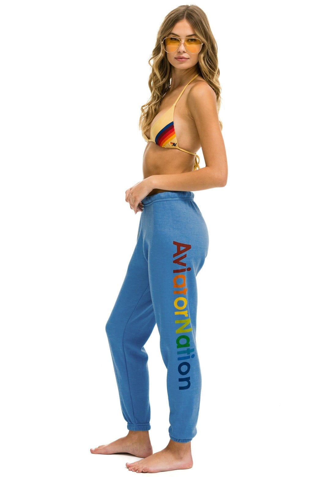 Classic AVIATOR NATION ASPEN SWEATPANTS - COBALT