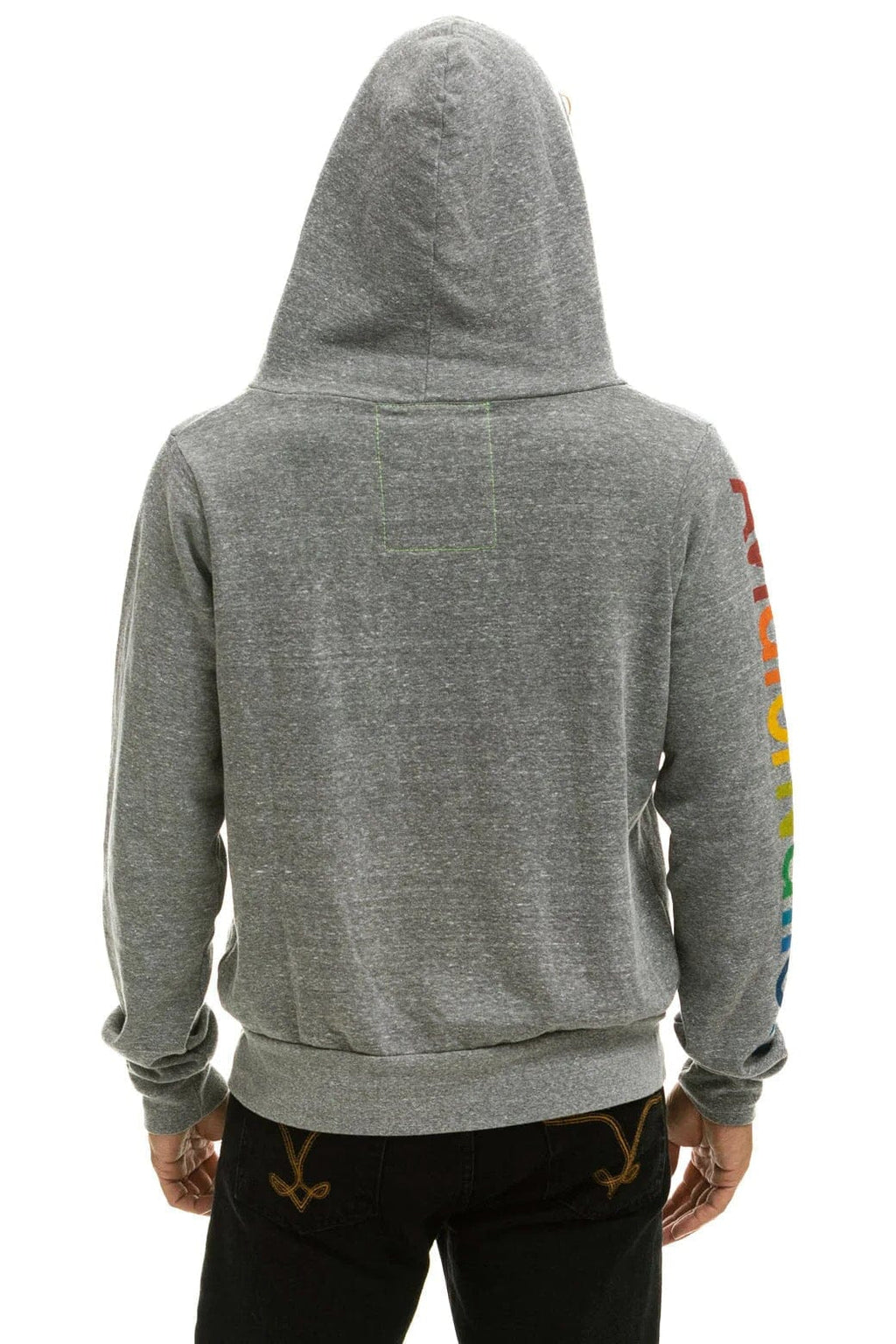 Classic AVIATOR NATION NEW YORK CITY HOODIE - HEATHER GREY