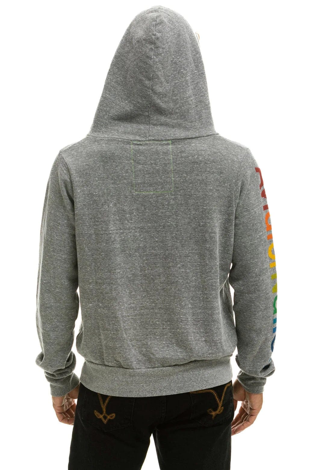 Classic AVIATOR NATION NEW YORK CITY HOODIE - HEATHER GREY