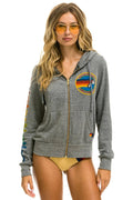 Classic AVIATOR NATION NEW YORK CITY HOODIE - HEATHER GREY