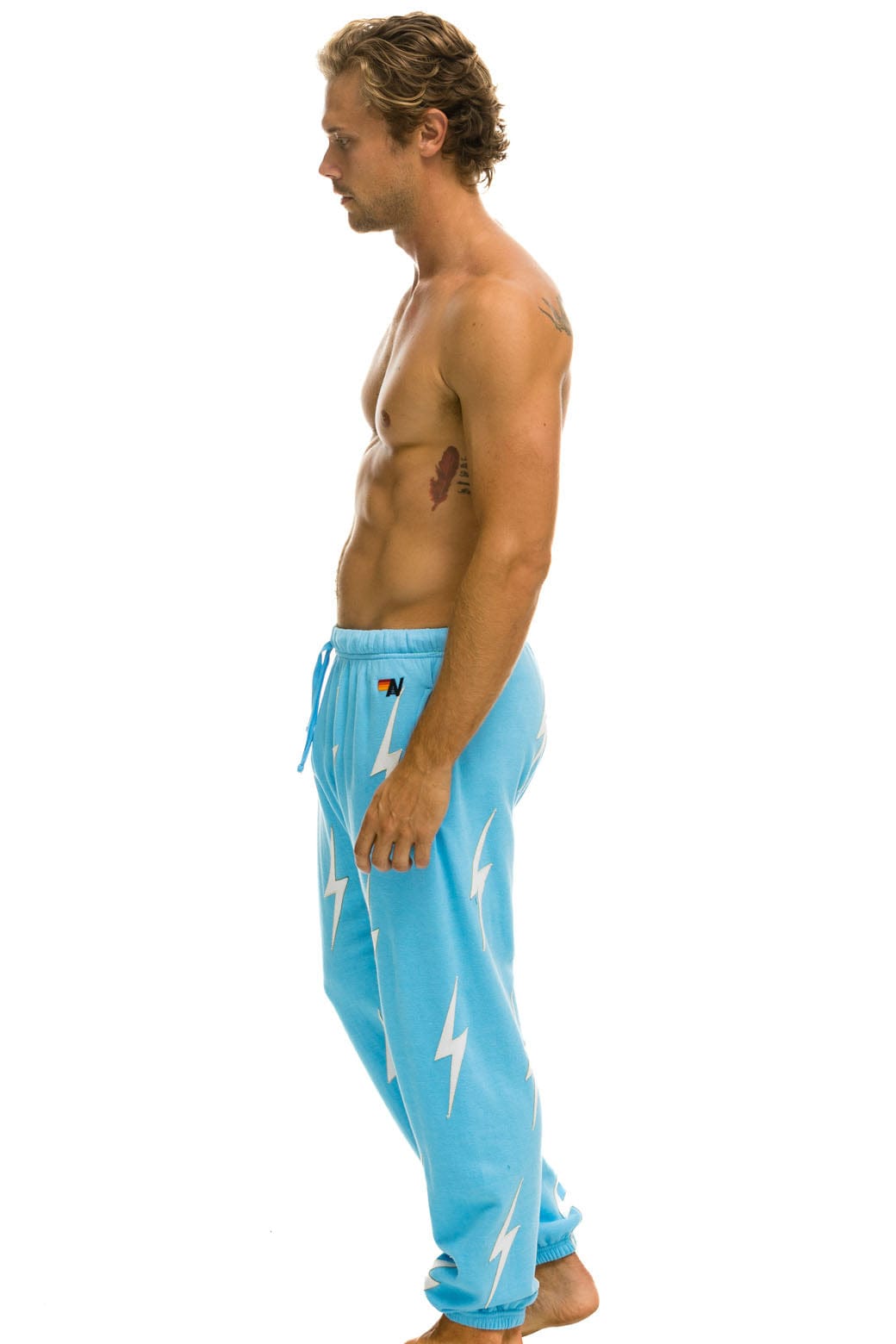 Classic BOLT STITCH REPEAT SWEATPANTS - SKY WHITE