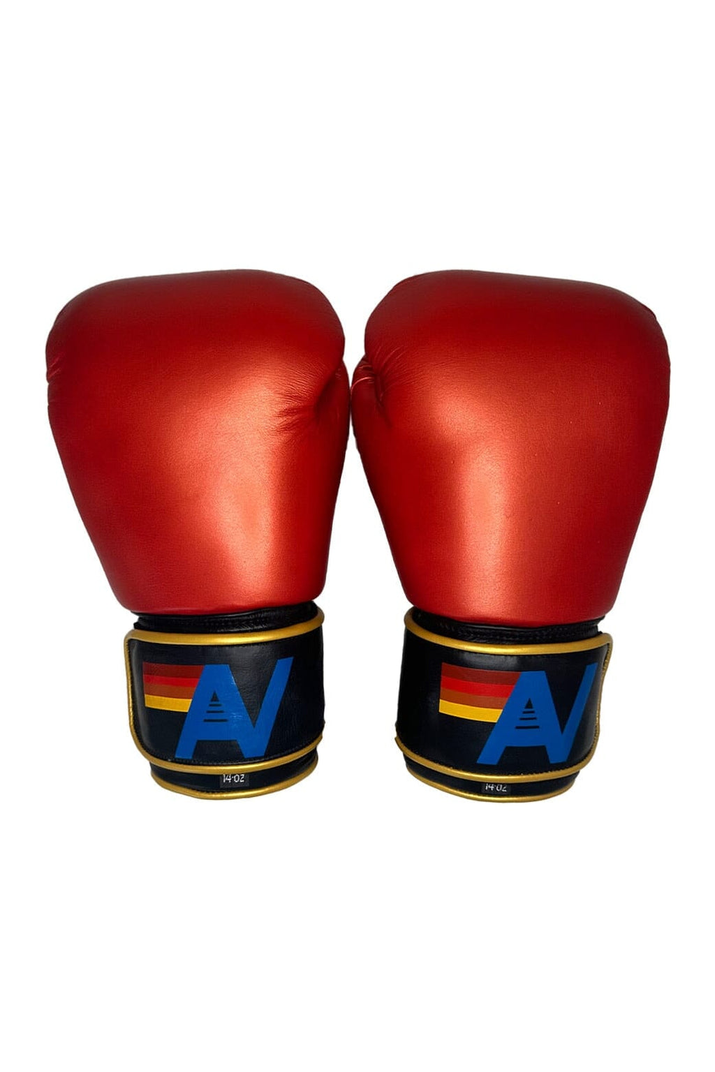 Classic BOXING GLOVES - RED GOLD