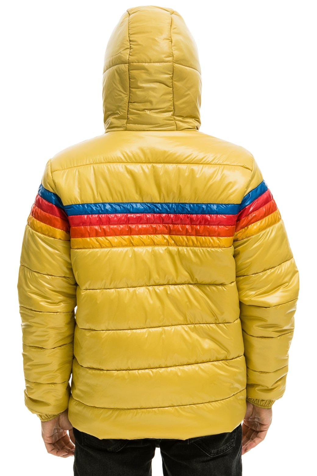 Classic 4 STRIPE LUXE TREKKER JACKET - GLOSSY KHAKI