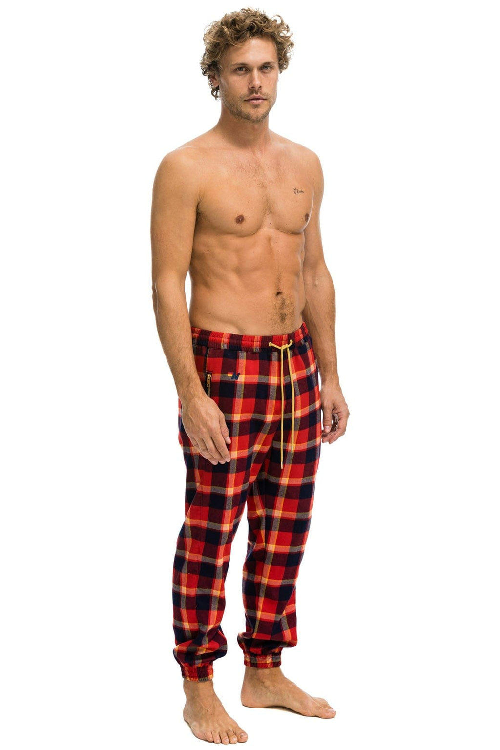 Retro UNISEX PLAID LODGE PANT - RUGBY PLAID