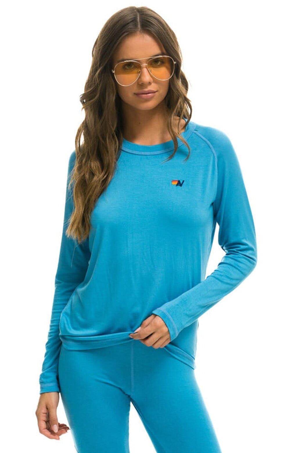 Classic MICRO MODAL BASE LAYER TOP - OCEAN