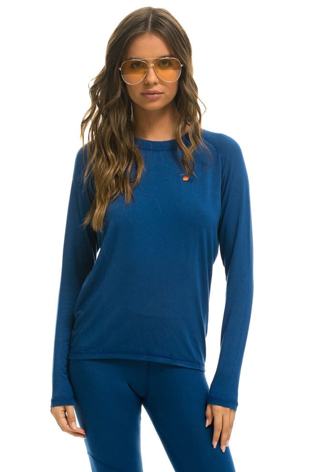 Retro MICRO MODAL BASE LAYER TOP - ROYAL
