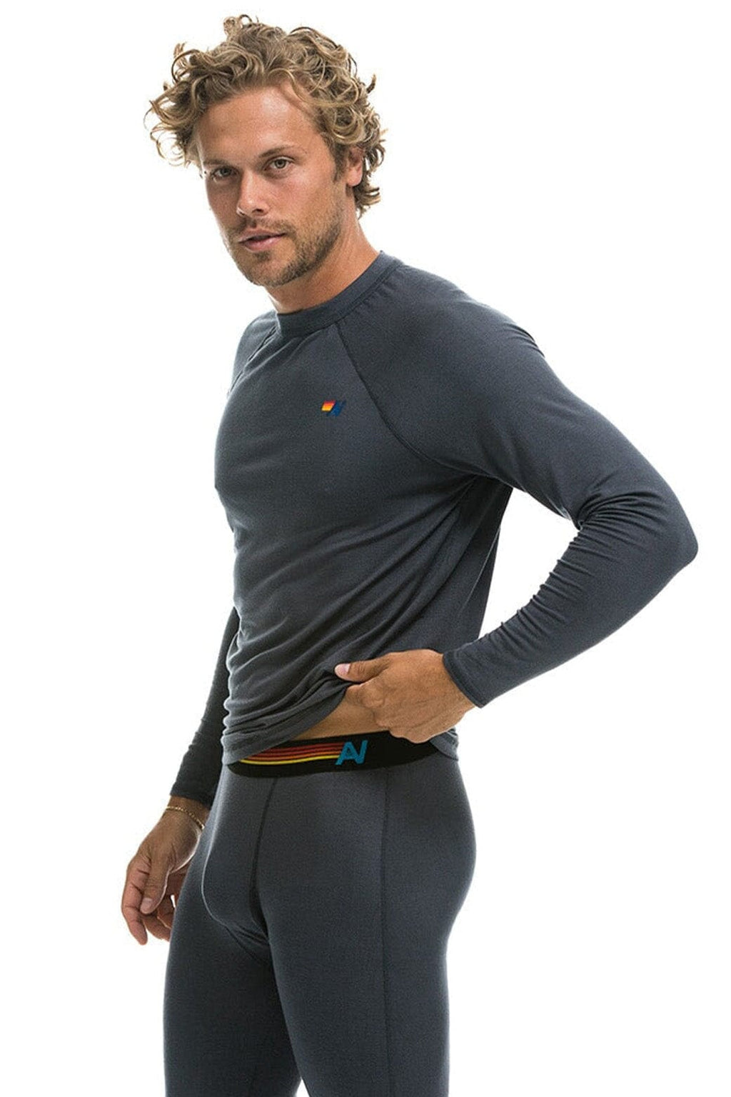 Classic MICRO MODAL BASE LAYER TOP - TITANIUM