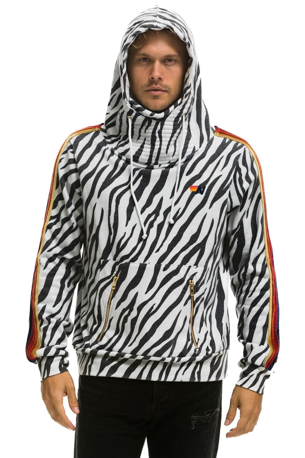 Classic NINJA PULLOVER HOODIE - ZEBRA