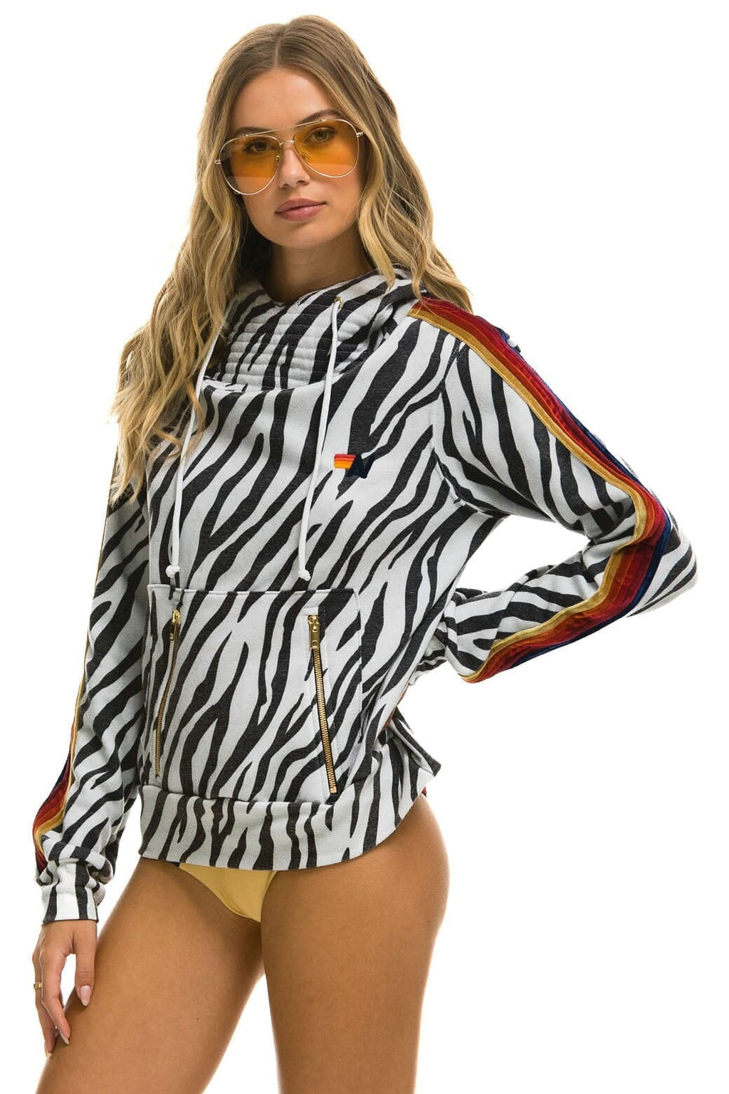 Classic NINJA PULLOVER HOODIE - ZEBRA