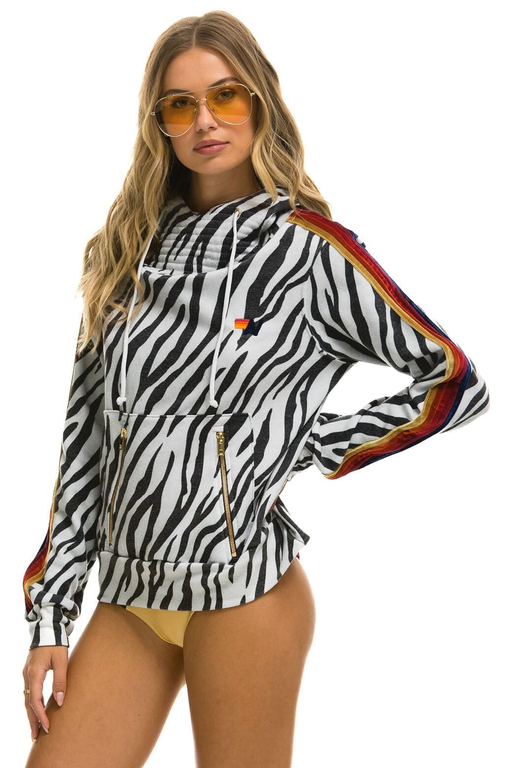 Classic NINJA PULLOVER HOODIE - ZEBRA