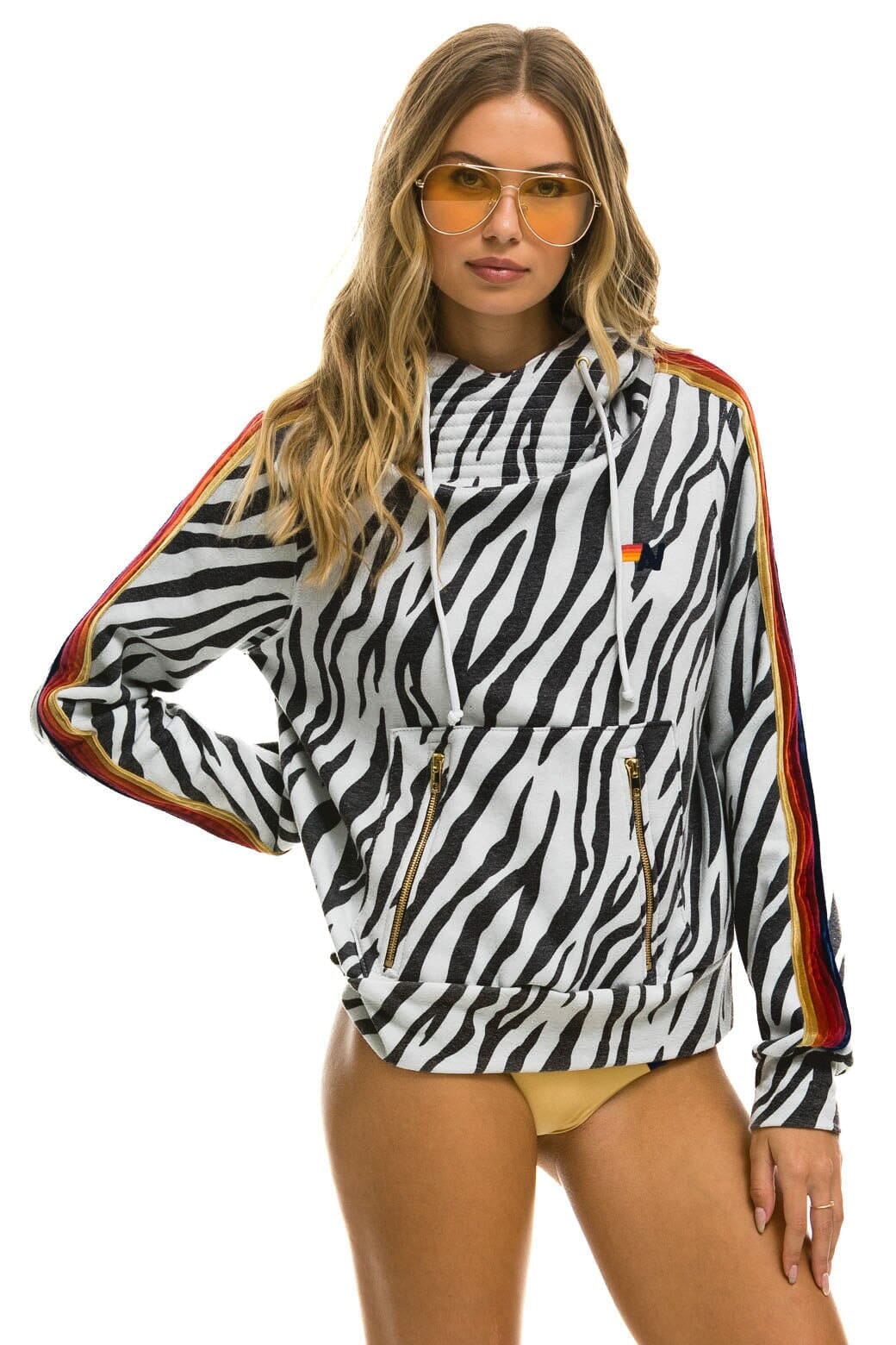 Classic NINJA PULLOVER HOODIE - ZEBRA