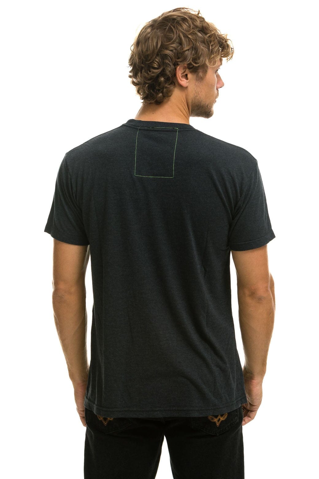 Retro ROCK AND ROLL TEE - CHARCOAL
