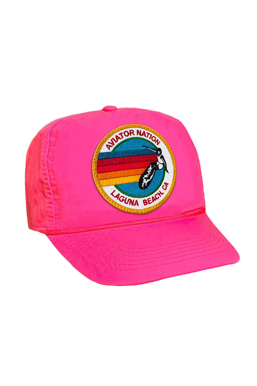 Retro SIGNATURE LAGUNA BEACH VINTAGE NYLON TRUCKER HAT